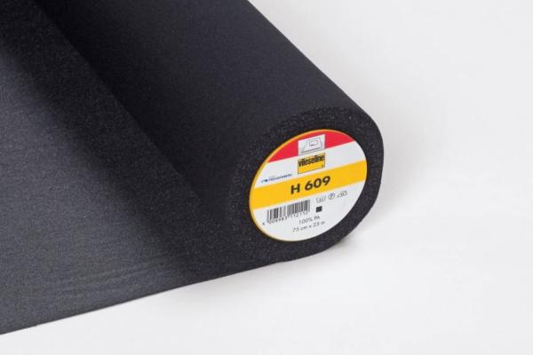 Vlieseline Bügeleinlage H609 schwarz